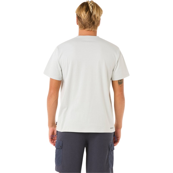 2025 Rip Curl Mens Vaporcool Searchin Tee 0NMMTE - Iced Grey